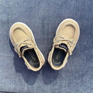 Sperry Sea Ketch Jr Kids Tan Boat Shoes